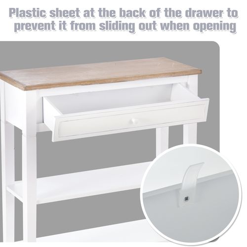 Elegant White Console Table