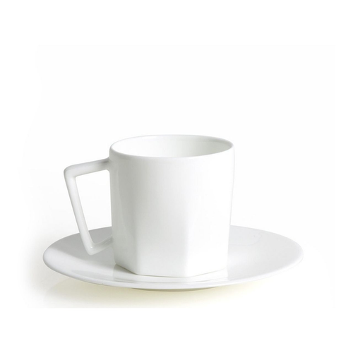 Mislina Classic White Tea Cup & Saucer - 220cc