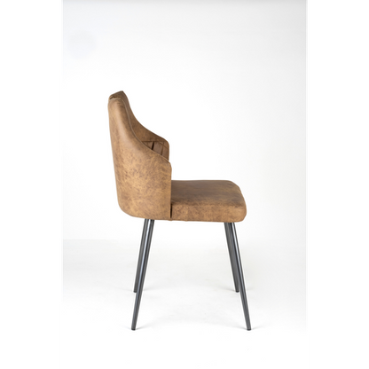 Elegant 86cm Leather Dining Chair