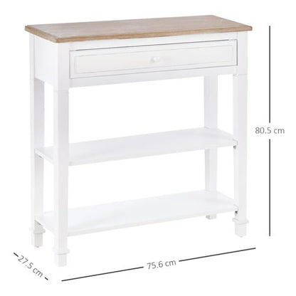 Elegant White Console Table