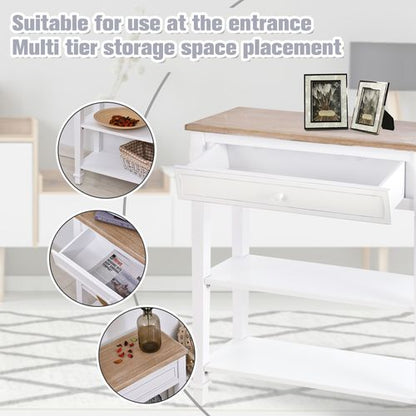 Elegant White Console Table