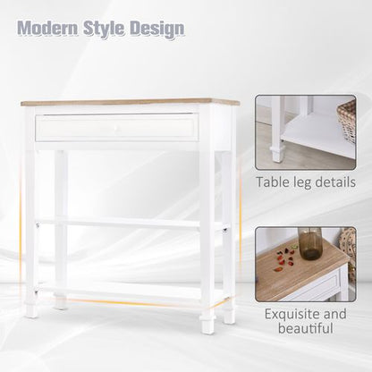 Elegant White Console Table