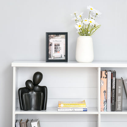 Minimalist 4-Cube Storage Bookcase with Shelves