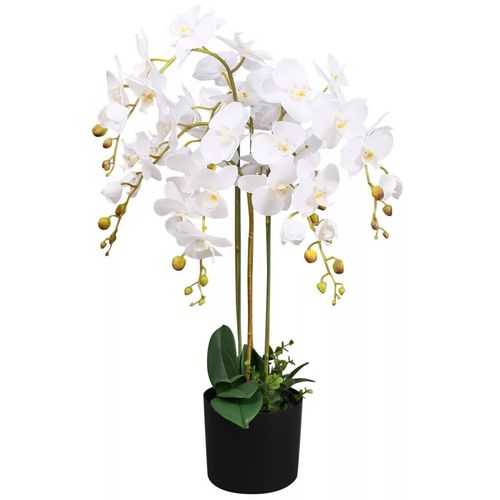 Elegant White Deluxe Orchid Bush