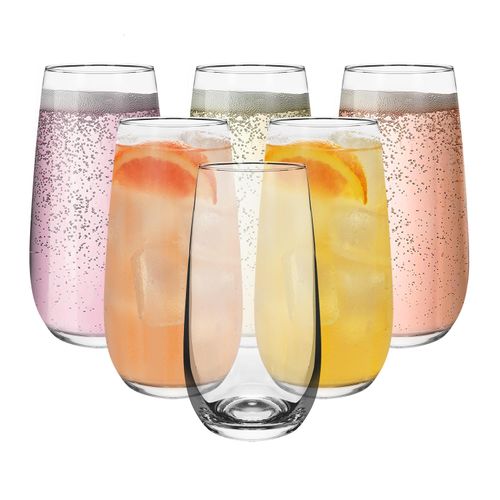 Vinsani Esteem Highball Glass Set – 6 Pieces