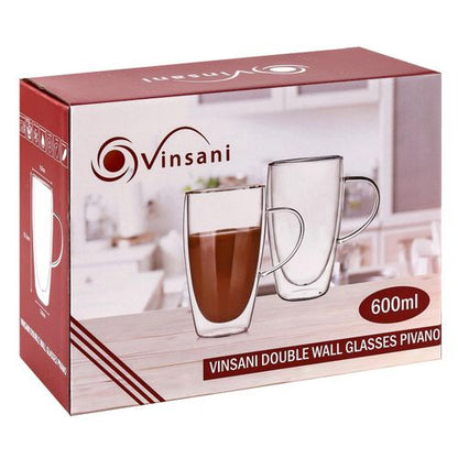 Vinsani PIVANO Double-Walled Glasses