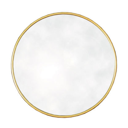 Elegant Gold Round Wall Mirror – Premium Home Décor Accent