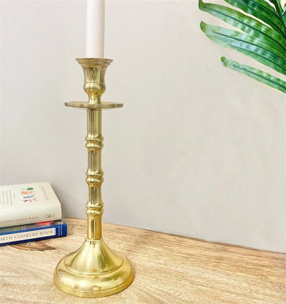 Brass Metal Dinner Candlestick