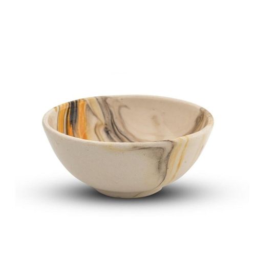 Golden Mocha Handmade Ceramic Bowl – 8cm