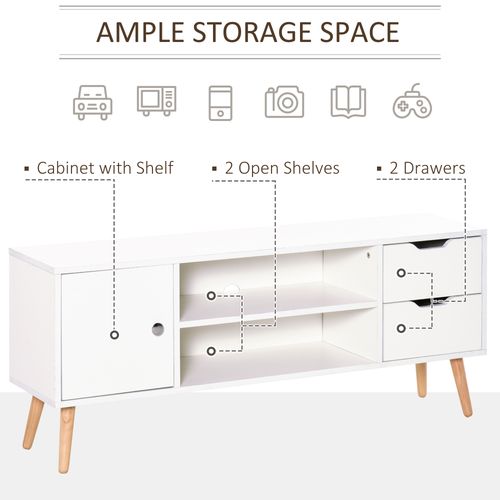 Sleek Modern TV Stand with Storage & Media Console