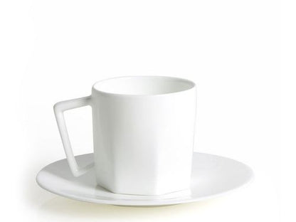 Mislina Classic White Tea Cup & Saucer - 220cc