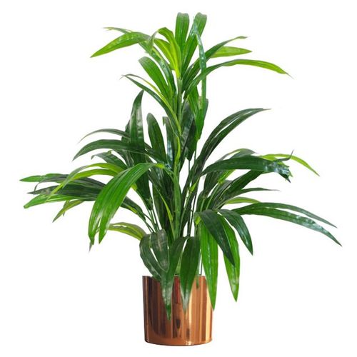 65cm Artificial Bamboo Shrub Plant with Copper Metal Planter