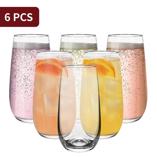 Vinsani Esteem Highball Glass Set – 6 Pieces