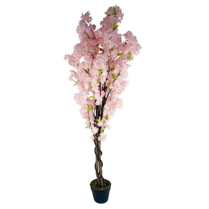 150cm Lifelike Pink Cherry Blossom Tree