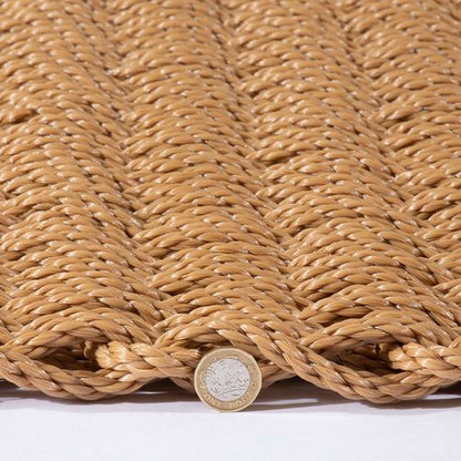 Didsbury Braided Polypropylene Beige Entrance Mat