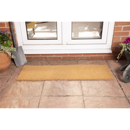 Astley Natural Coir & PVC Backed Doormat