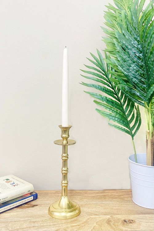 Brass Metal Dinner Candlestick