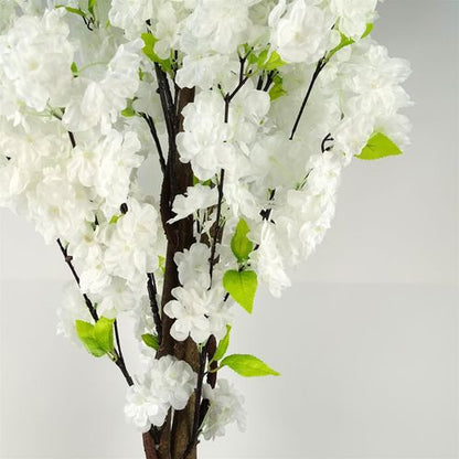 150cm Artificial White Blossom Tree