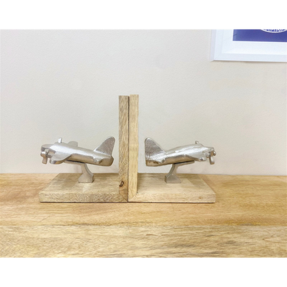 Skyward Flight Aeroplane Bookends