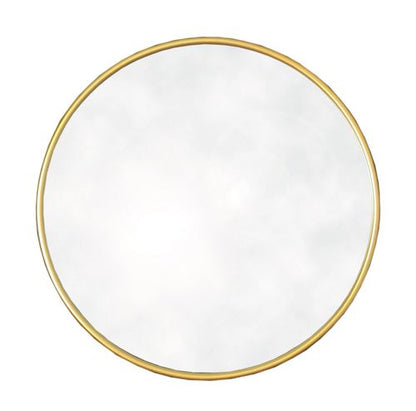 Elegant Gold Round Wall Mirror – Premium Home Décor Accent