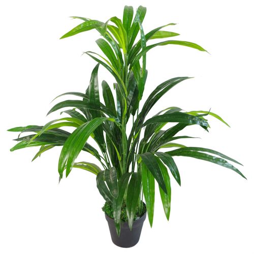 65cm Artificial Bamboo Shrub Plant with Copper Metal Planter