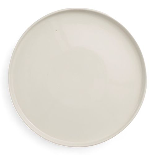 Contemporary White Ceramic Serving Plate – 26cm