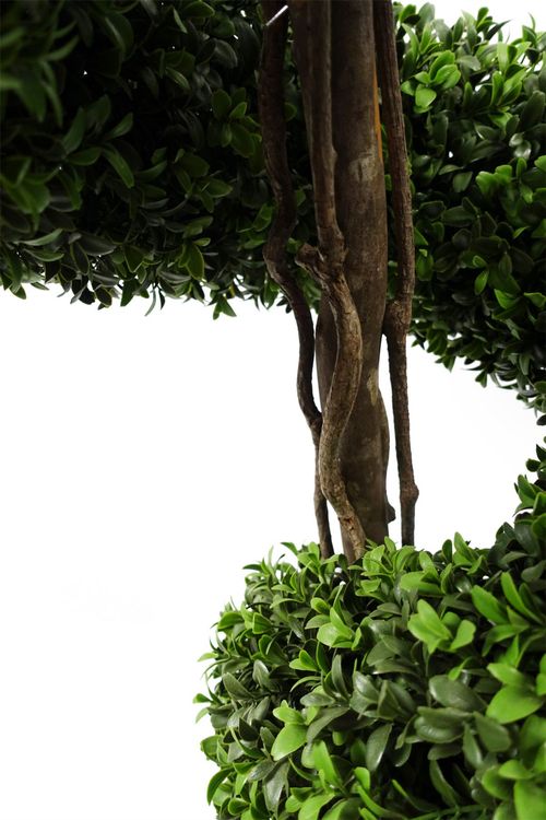 150cm UV-Resistant Spiral Buxus Topiary Tree for Outdoors