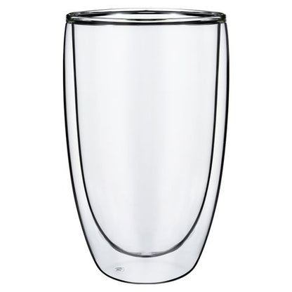 Vinsani Edgy Double-Walled Glasses – Set of 2