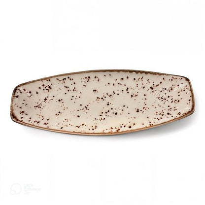 Aegean Cream Porcelain Serving Platter – 28cm