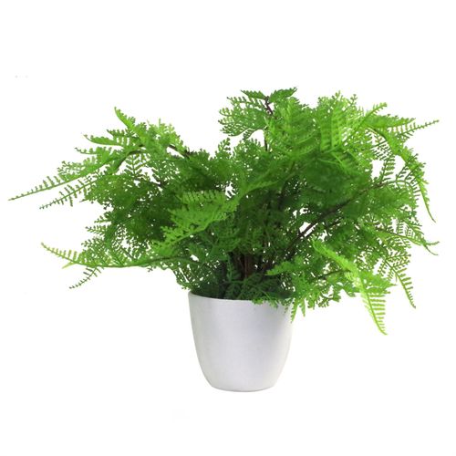 30cm Artificial Lady Fern in Decorative Pot