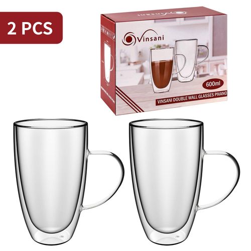 Vinsani PIVANO Double-Walled Glasses