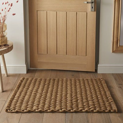 Didsbury Braided Polypropylene Beige Entrance Mat