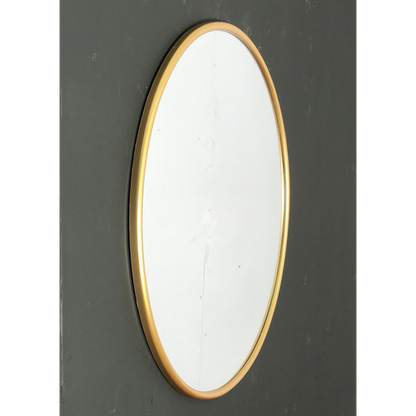 Elegant Gold Round Wall Mirror – Premium Home Décor Accent