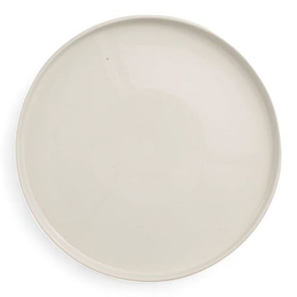 Contemporary White Ceramic Serving Plate – 26cm